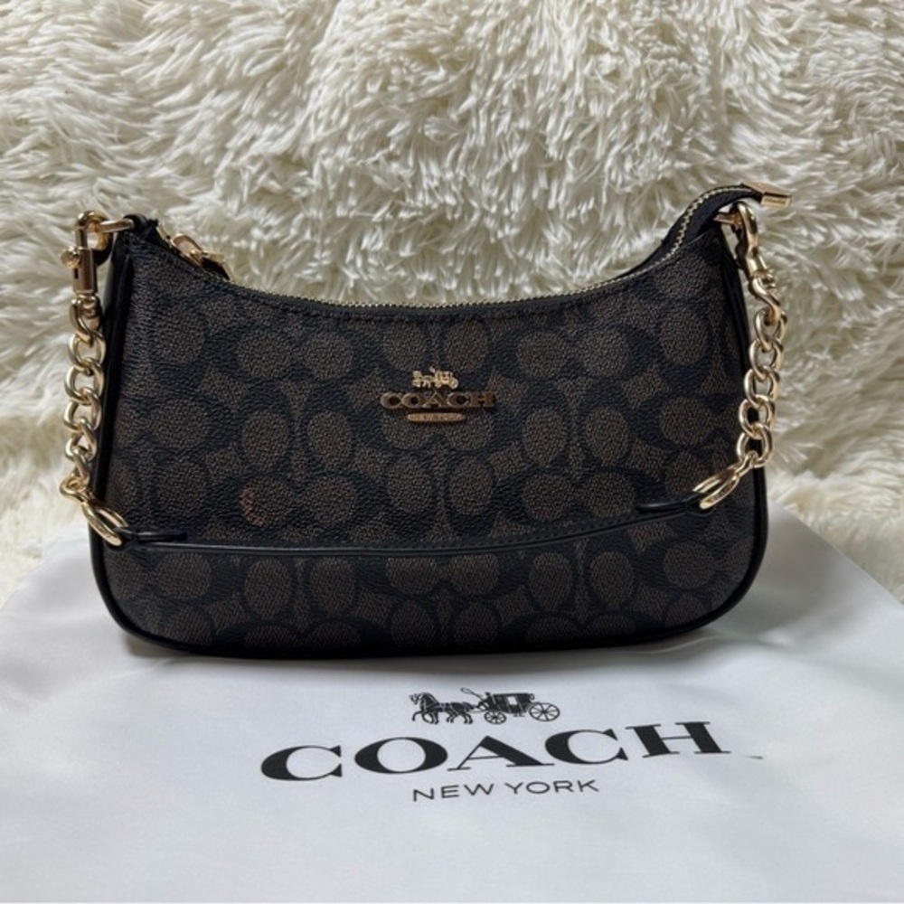 Coach Black and Brown Women's Bag - Picture 5 of 8